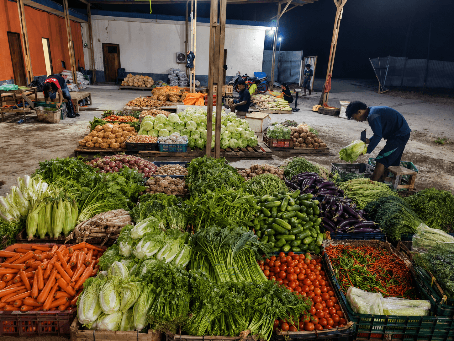 Food supply for industrial and project-based operations