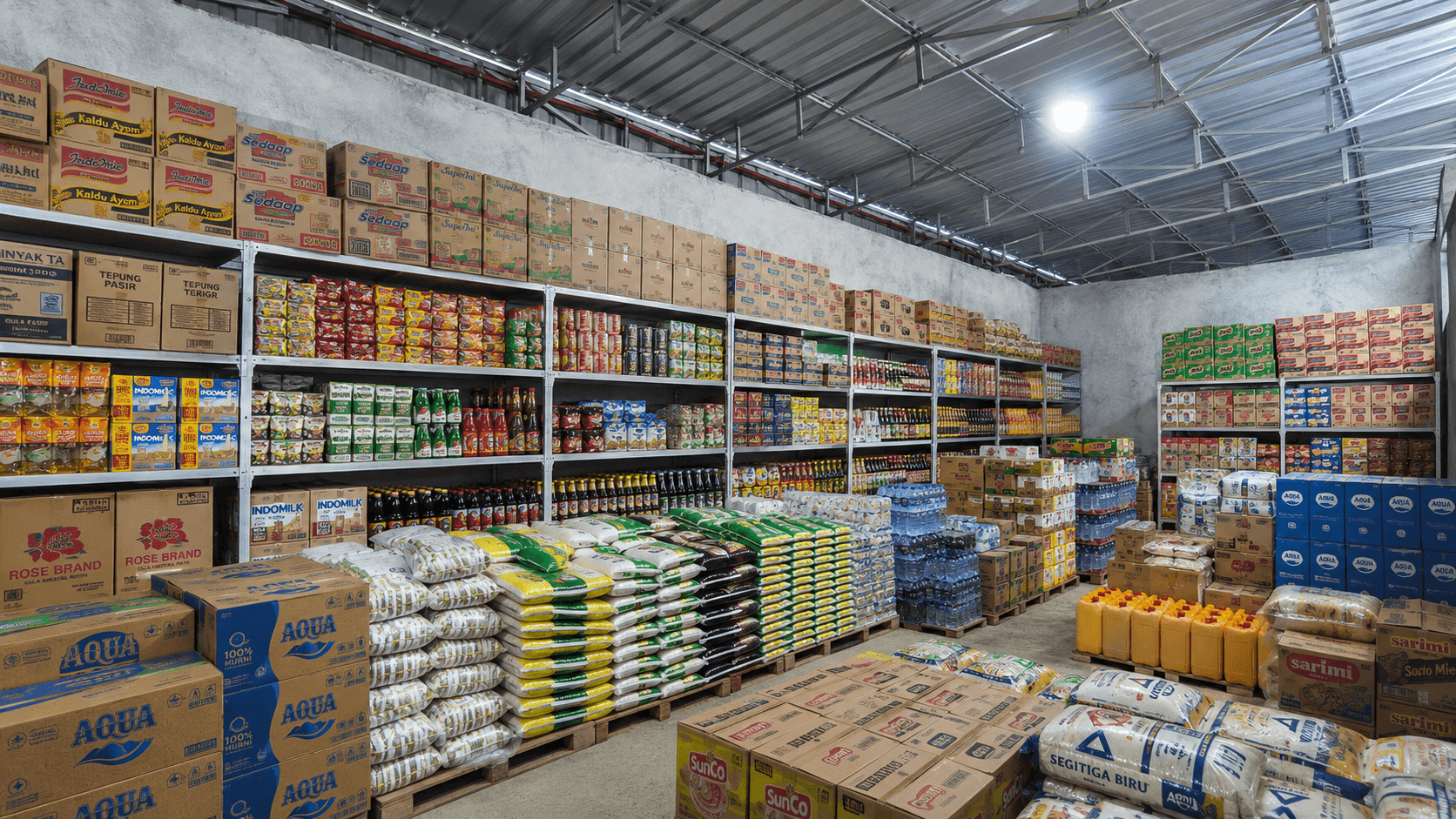 Warehouse and food supply distribution operations